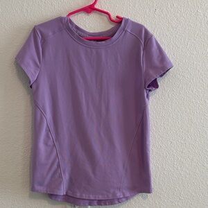All in Motion Light Purple Women's Short Sleeve Top